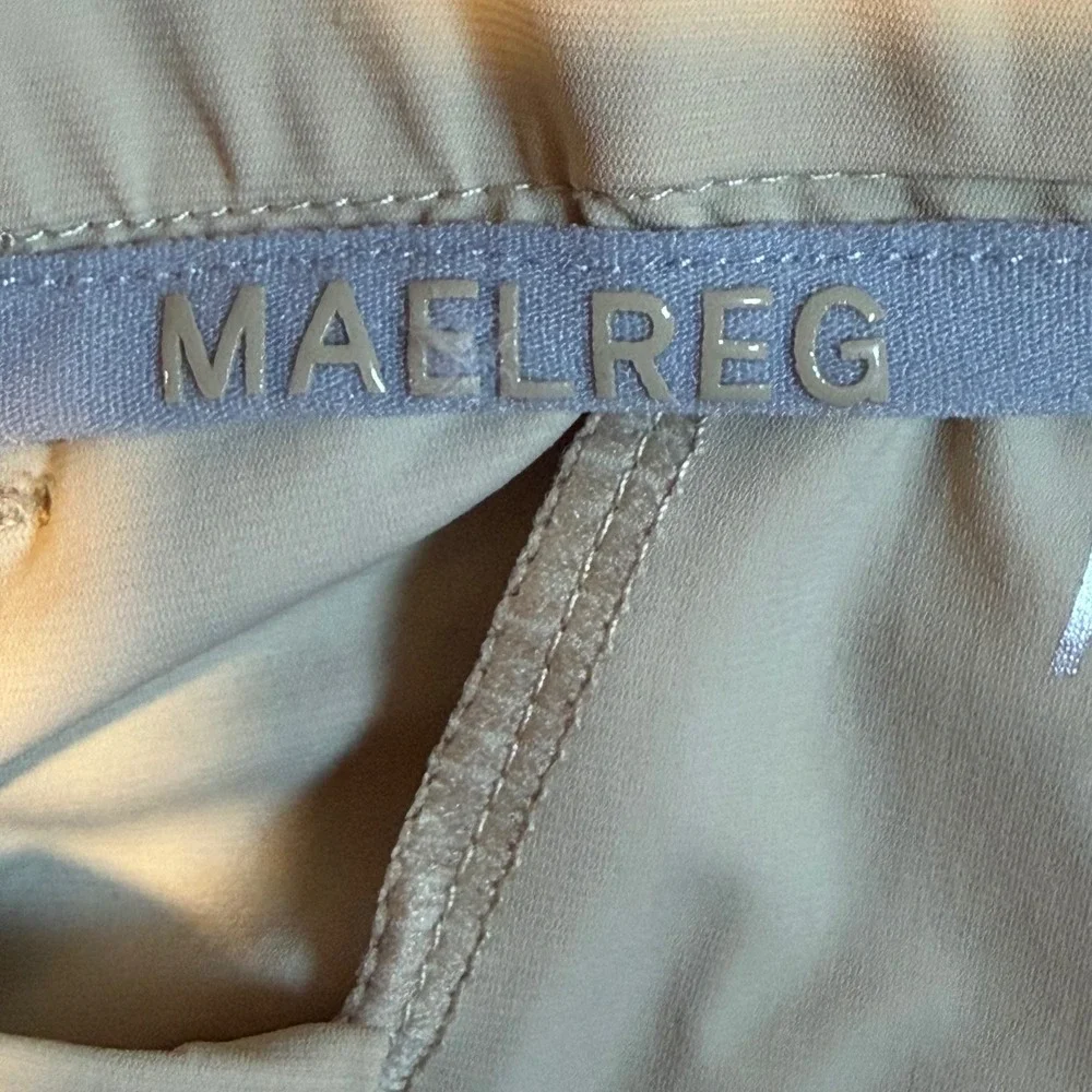 MAELREG Proflex Golf Pants Mens 36x30 Khaki Tan Stretch Athletic Performance